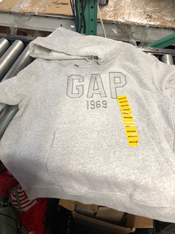 Photo 3 of Gap Women's 1969 Logo Lightweight Fleece Pullover Hoodie