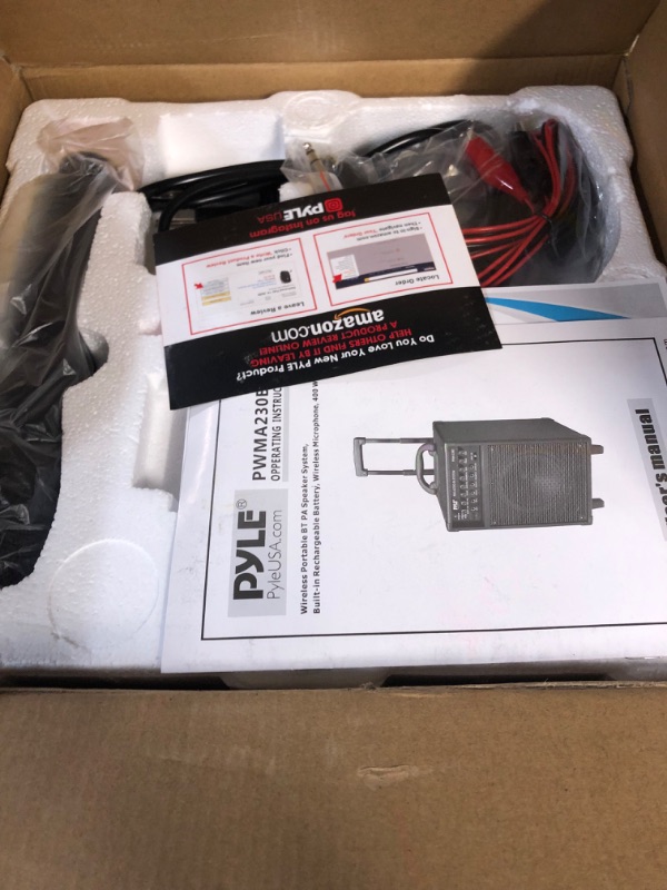 Photo 4 of Pyle Wireless Portable PA System-400W Bluetooth Compatible 