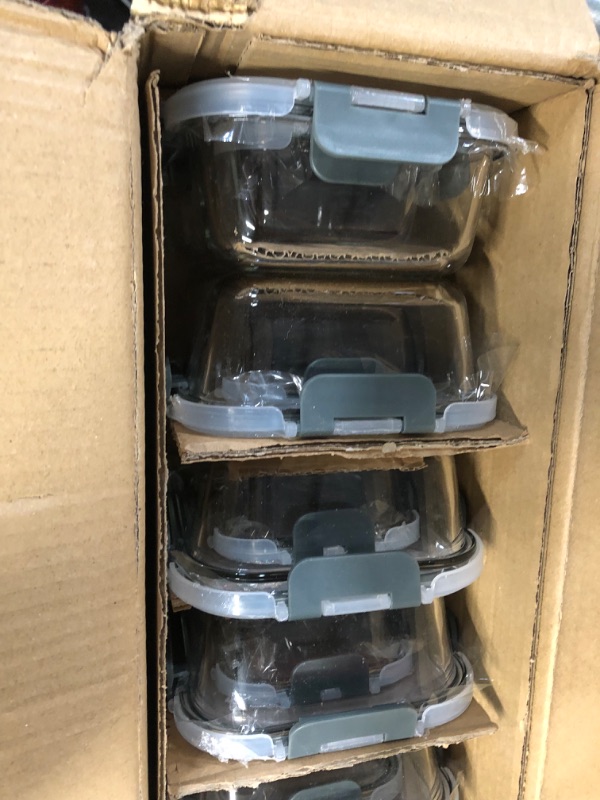 Photo 2 of [10-Pack]Glass Meal Prep Containers 