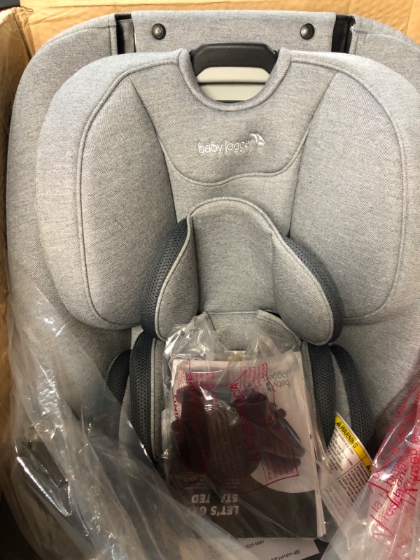 Photo 4 of Baby Jogger City Turn Rotating Convertible Car Seat | Unique Turning Car Seat Rotates for Easy in and Out, Phantom Grey