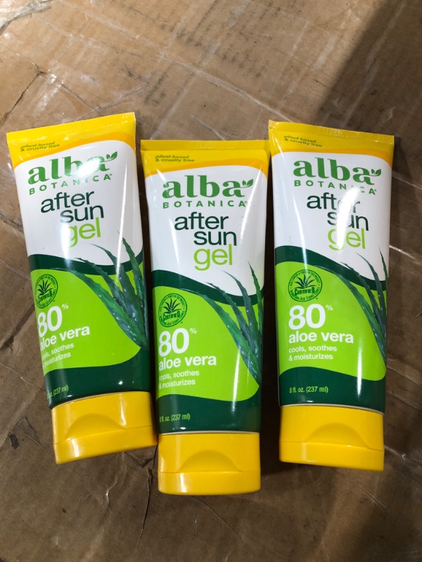 Photo 2 of Alba Botanica Gel Aloe Vera After Sun 8 PACK OF 3