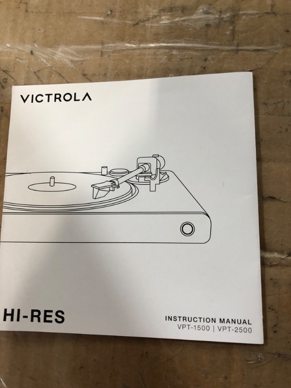Photo 3 of Victrola Hi-Res Silver Vinyl Record Player, Ortofon 2M Red Cartridge Adaptive Bluetooth Connectivity