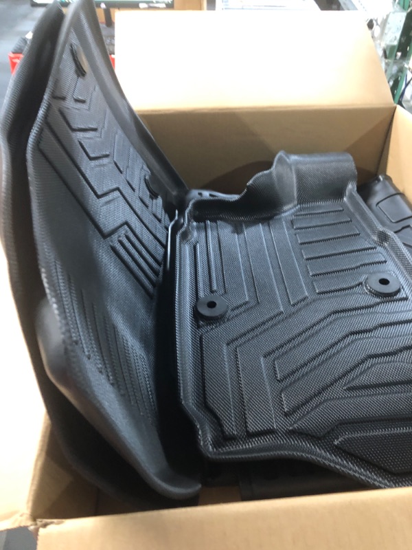Photo 1 of Mixsuper Floor Mats and Cargo Liner for 2021-2023 Jeep Wrangler 4XE (Not for 2 Door/JL Unlimited Models) Custom Fit All Weather 2 Row Floor Liners and Trunk Mats Set Black