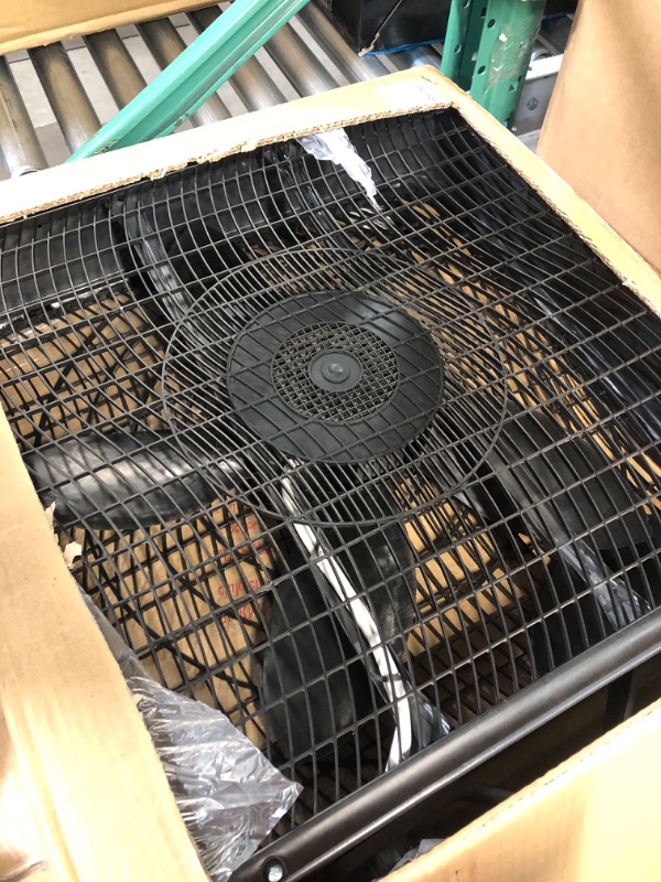 Photo 3 of * broken blade * sold for parts * 
Simple Deluxe 20” Box Fan, 3-Speed Cooling Table Fan with Aerodynamic Shaped Fan Blades