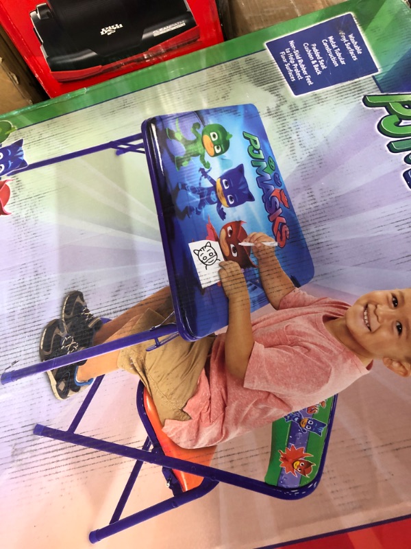 Photo 2 of **READ NOTES BELOW*PJ Masks Disney's Jr. Table Set with 1 Chair Activity Table Set