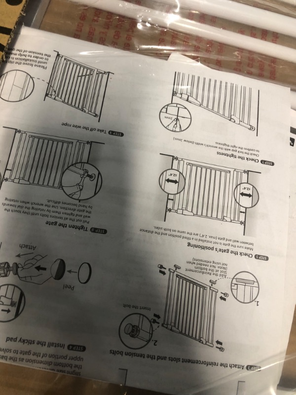 Photo 1 of Cumbor 40.6” Auto Close Safety Baby Gate