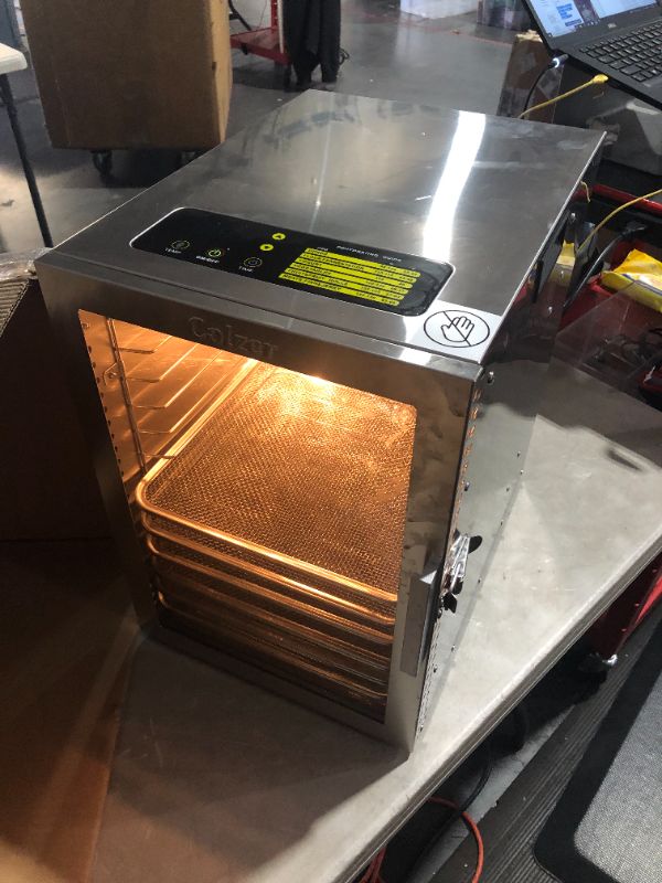 Photo 1 of ***USED AND DIRTY - POWERS ON - UNABLE TO TEST FURTHER***
Colzer Dehydrators for Food and Jerky, 6 Tray Food Dehydrator Machine