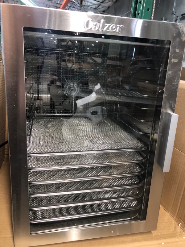 Photo 1 of ***USED AND DIRTY - POWERS ON - UNABLE TO TEST FURTHER***
Colzer Dehydrators for Food and Jerky, 6 Tray Food Dehydrator Machine