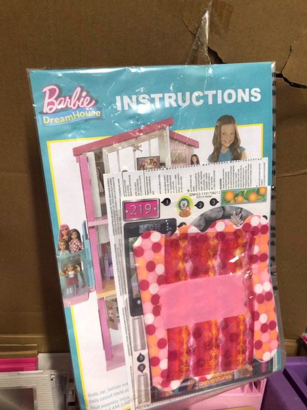 Photo 4 of Barbie Dreamhouse, Doll House Playset with 70+ Accessories Including Transforming Furniture, Elevator, Slide, Lights & Sounds Wheelchair