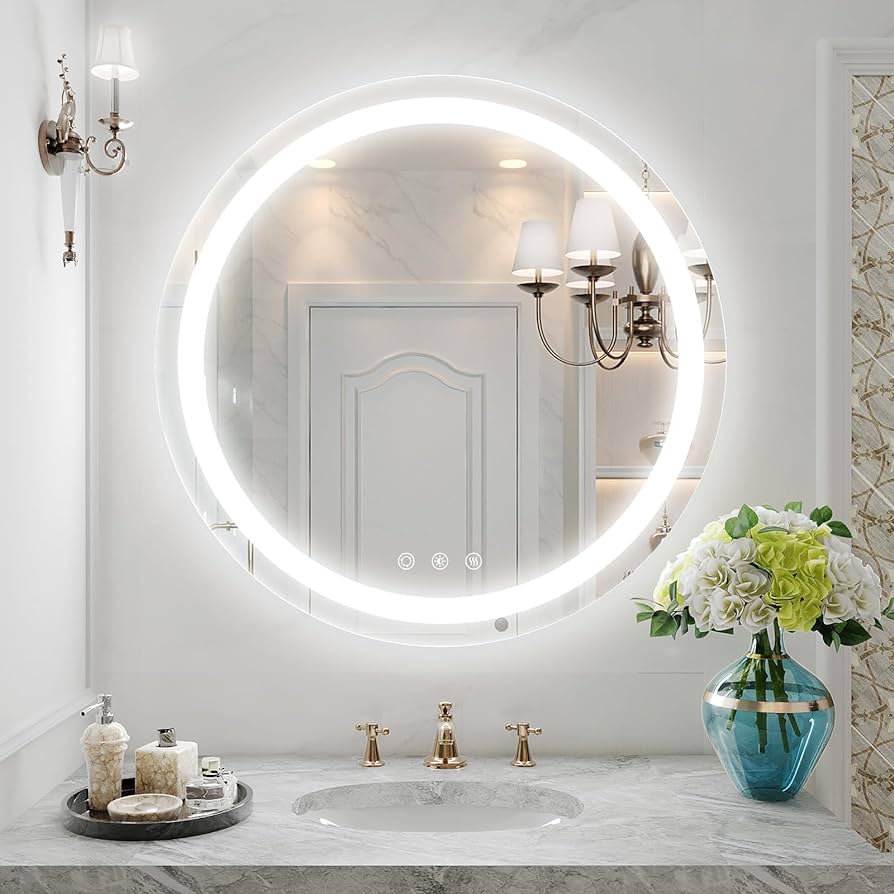 Photo 1 of ***UNABLE TO TEST***
24 Inch Round LED Bathroom Mirror,Anti-Fog