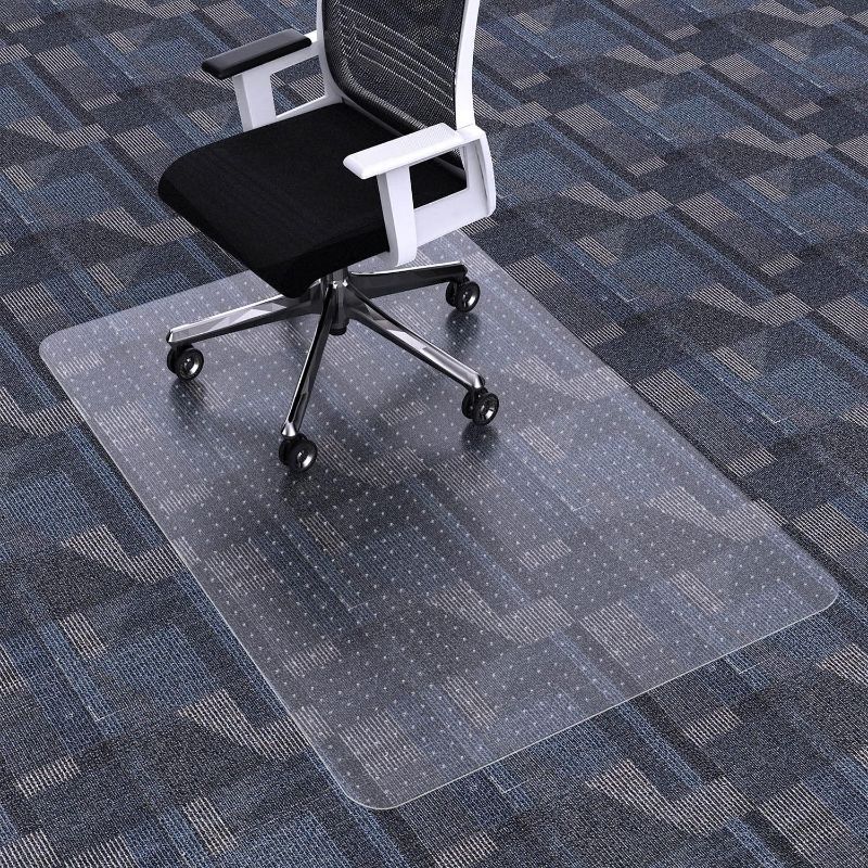 Photo 1 of FuturHydro Office Chair Mat for Carpet, 30" x 48" Clear