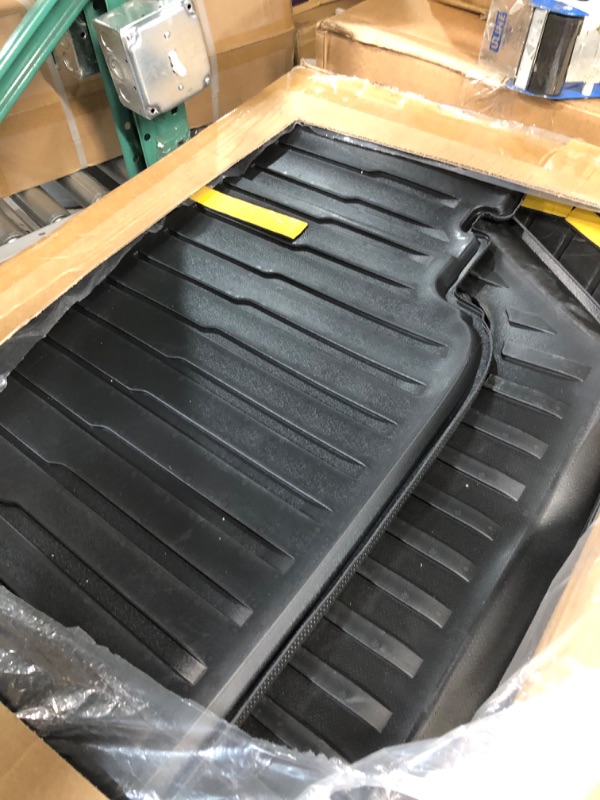 Photo 1 of BEEGROW Floor Mats for Tesla Model X 6-Seater, Interior Protector Covers fit Tesla Model X 2022 2023 Accessories 6seats Floor Mats