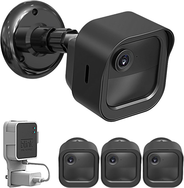 Photo 1 of ***MOUNTS ONLY - NO CAMERAS INCLUDED***
Blink Outdoor 4 (4th Gen) Wall Mount (Black, 3 Pack)