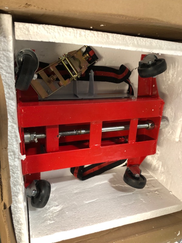 Photo 2 of AFF Heavy Duty Transmission Jack (Multiple Weight Capacities) - Constructed with High-Grade Steel, Red 450 lbs Capacity