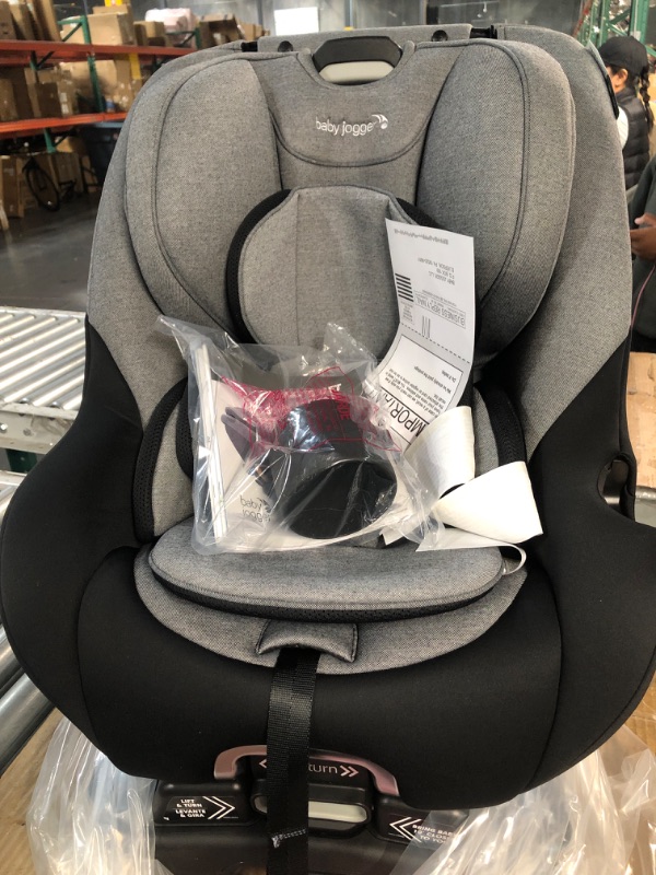 Photo 3 of Baby Jogger City Turn Rotating Convertible Car Seat | Unique Turning Car Seat Rotates for Easy in and Out, Onyx Black