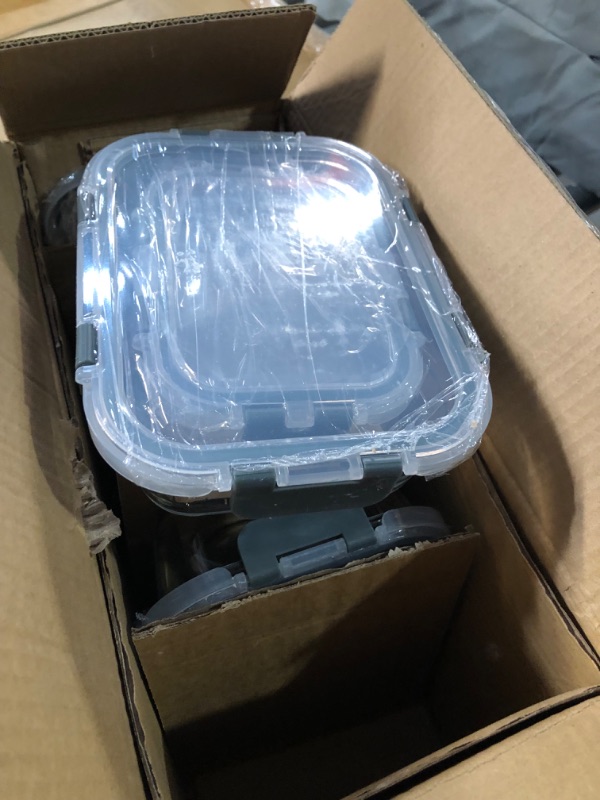 Photo 2 of [10-Pack]Glass Meal Prep Containers with Lids-MCIRCO Glass Food Storage Containers