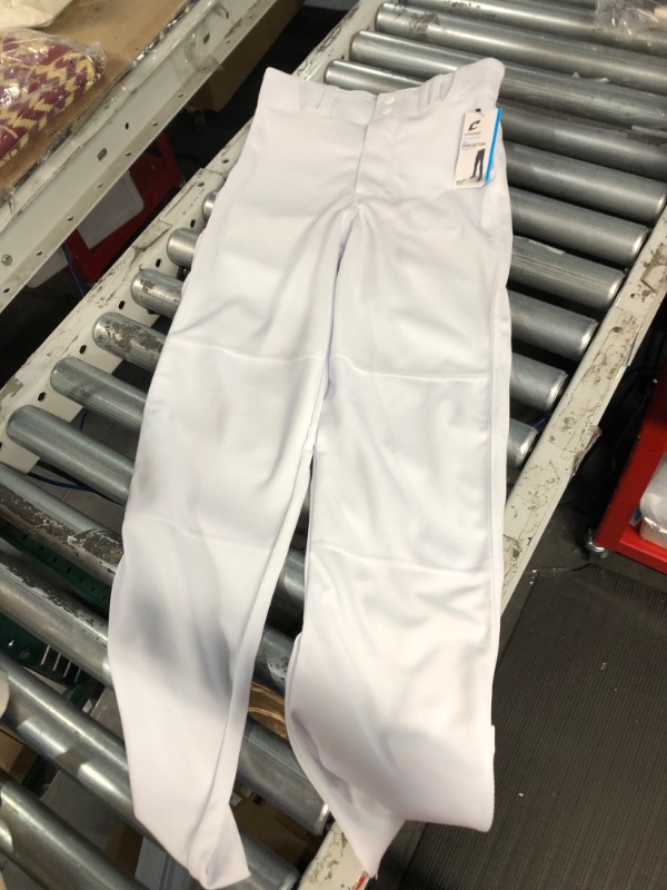 Photo 2 of CHAMPRO Boys' Youth MVP Open Bottom Relaxed Fit Baseball Pants Large White