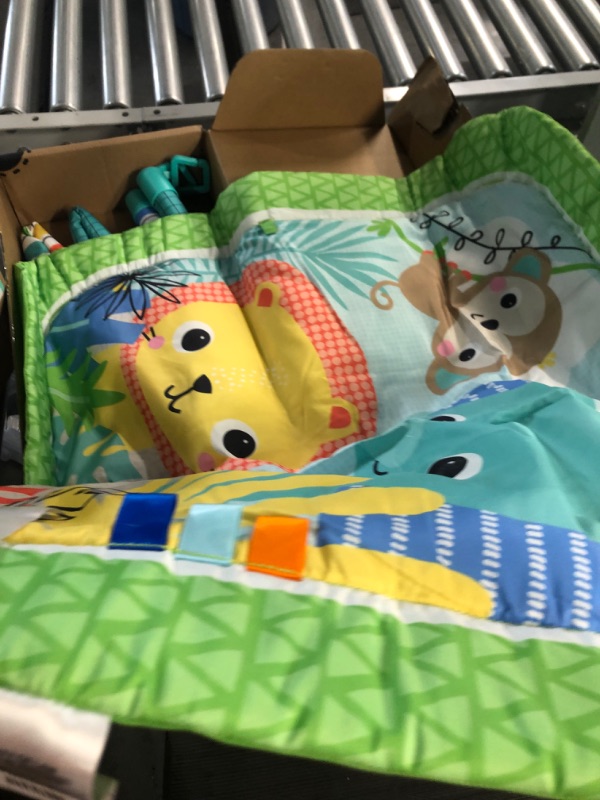 Photo 1 of Bright Starts Wild Wiggles Baby Activity Gym & Play Mat with FoldingToy bar