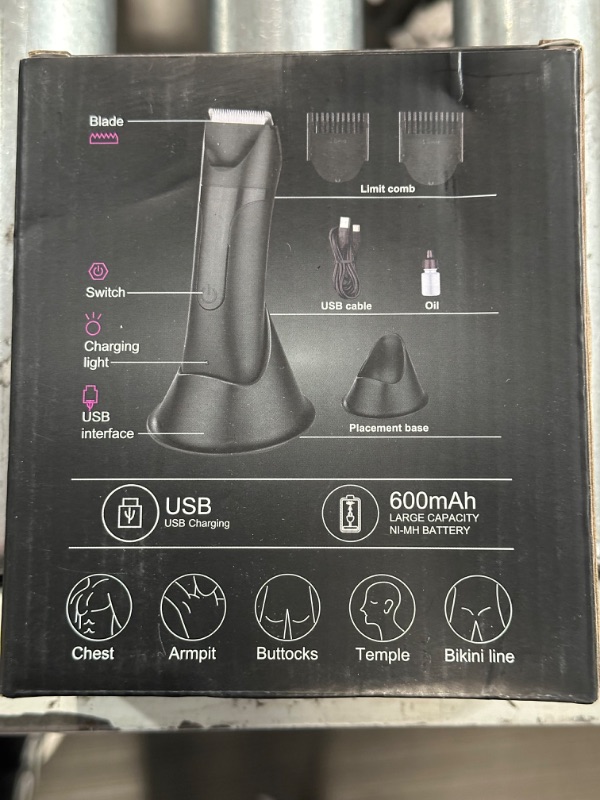 Photo 3 of BESTBOMG Groin Hair Trimmer for Men, Ball Shaver