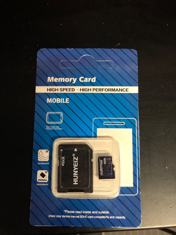 Photo 1 of 512GB Micro SD Card High Speed Memory Card Class 10 for Dash