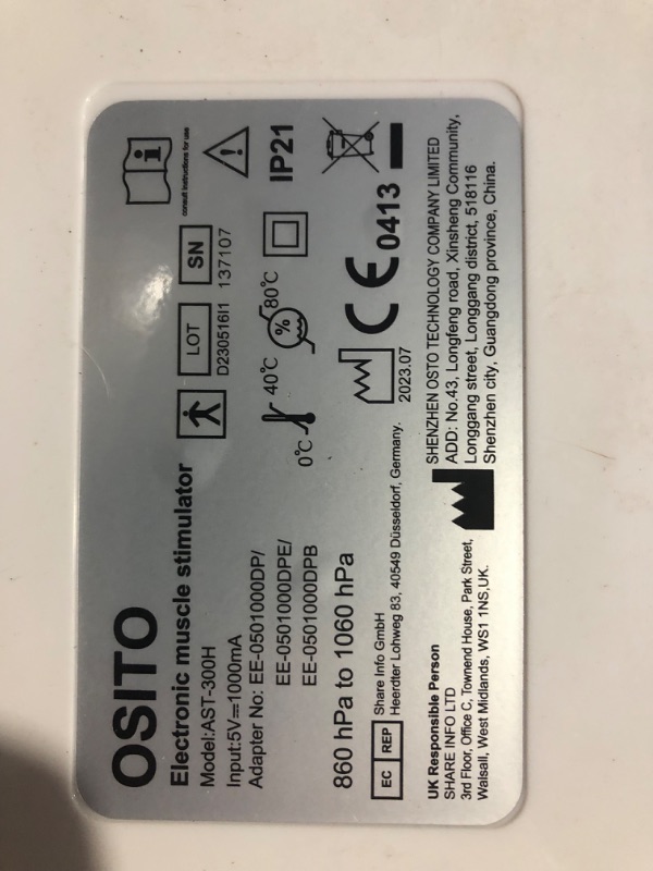 Photo 4 of ***POWERS ON - UNABLE TO TEST FURTHER***
Foot Circulation Stimulator - FSA or HSA Eligible -EMS Foot Stimulator Massager 