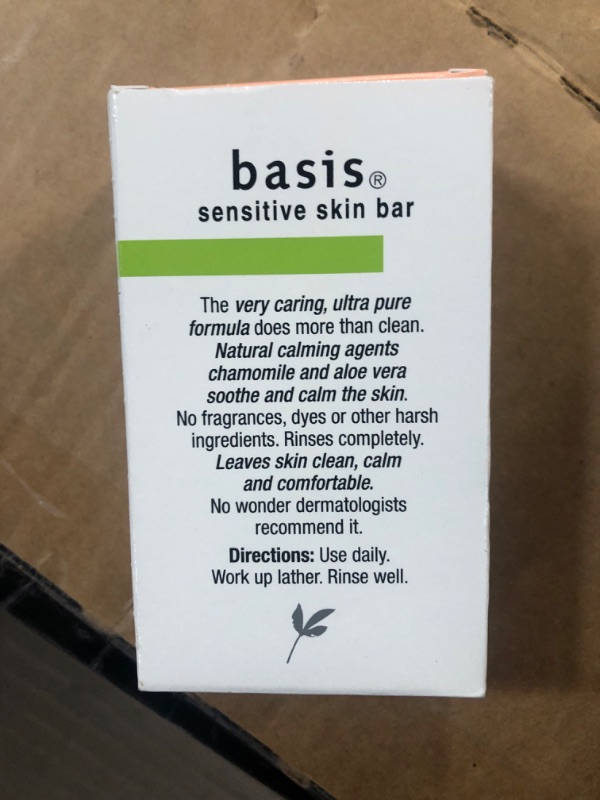 Photo 3 of Basis Sensitive Skin Bar Soap - Body Wash Bar 