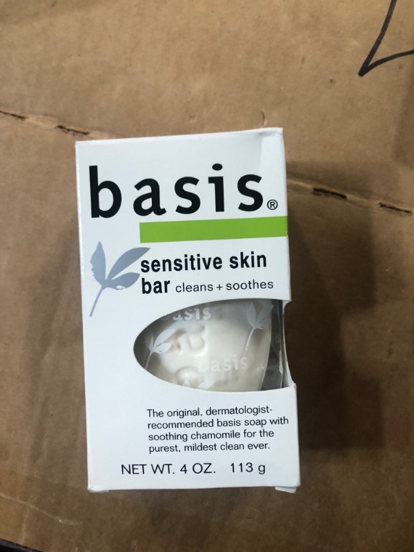 Photo 2 of Basis Sensitive Skin Bar Soap - Body Wash Bar Cleans and Soothes 