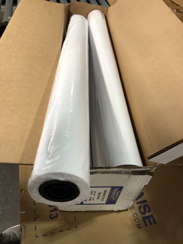 Photo 2 of Alliance Wide Format Paper CAD Bond Rolls (20lb | 4 Rolls, 36 In x 150 Ft | 2" Core) 20lb | 4 Rolls 36 In x 150 Ft | 2" Core