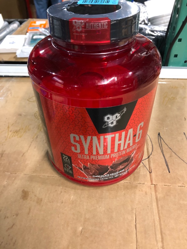 Photo 2 of BSN SYNTHA-6 Whey Protein Powder with Micellar Casein, Milk Protein Isolate, Chocolate Milkshake, 48 Servings (Packaging May Vary) Chocolate Milkshake 5 Pound (Pack of 1)