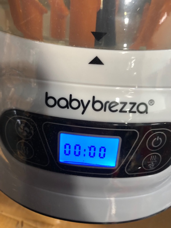 Photo 4 of Baby Brezza Baby Bottle Sterilizer and Dryer Machine – Electric Steam Sterilization - Universal Fit - Pacifiers, Glass, Plastic, and Newborn Feeding Bottles