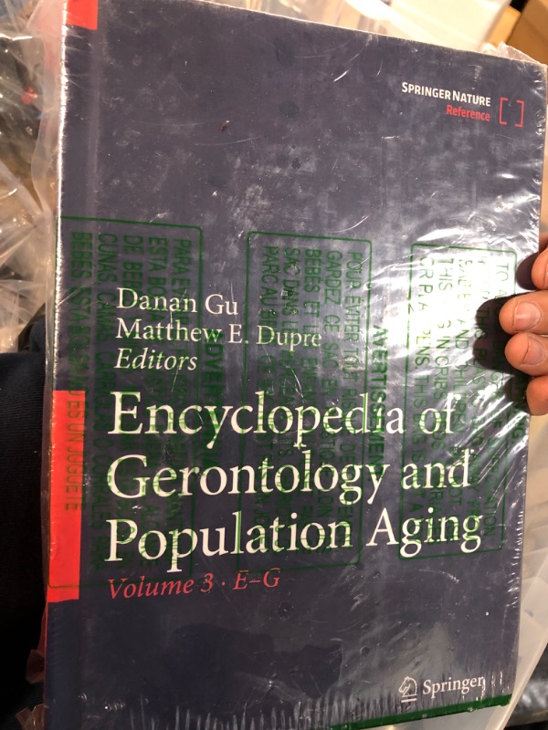 Photo 5 of Encyclopedia of Gerontology and Population Aging