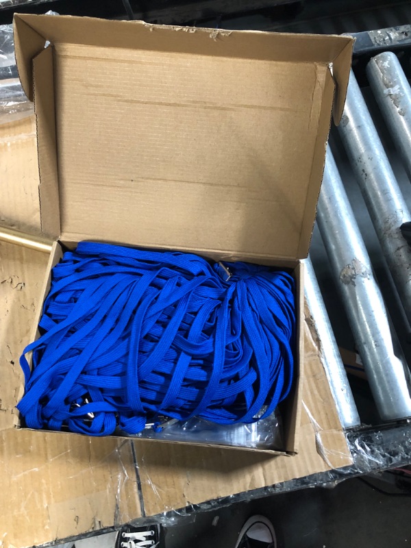 Photo 2 of Corpafly 100-Pack Blue Lanyards for ID Badges with Swivel J-Hooks - Versatile Neck Lanyard for Keys, Card Holders, Whistles, and More - Ideal for Offices, Teachers, Kids, and Cruise Ship Cards