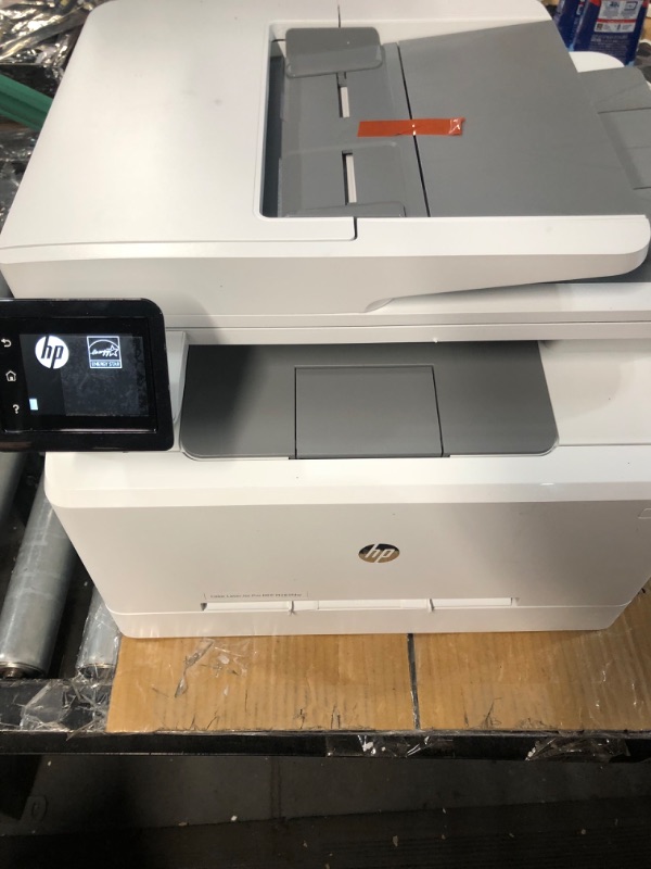 Photo 3 of HP Color LaserJet Pro M283fdw Wireless All-in-One Laser Printer, Remote Mobile Print, Scan & Copy, Duplex Printing, Works with Alexa (7KW75A), White