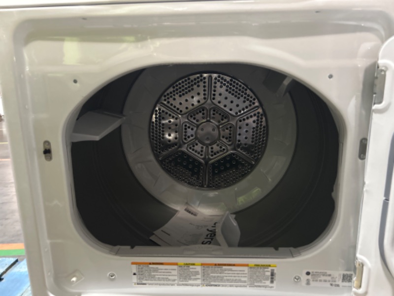 Photo 6 of GE 7.2-cu ft Electric Dryer (White)