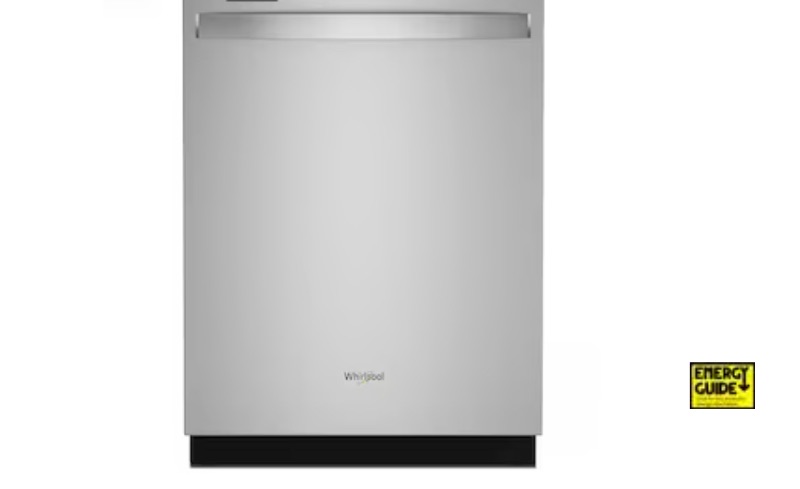 Photo 1 of Whirlpool Top Control 24-in Built-In Dishwasher With Third Rack (Fingerprint Resistant Metallic Steel), 