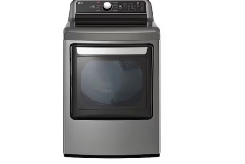 Photo 1 of LG EasyLoad 7.3-cu ft Smart Electric Dryer (Graphite Steel) ENERGY STAR