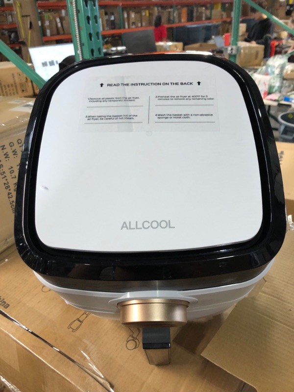 Photo 3 of ***DOES NOT POWER ON - FOR PARTS - NONREFUNDBALE***
Air Fryer, Airfryer Oven Large Air Fryer 1700W 8-in-1 with Touch Screen Air Fryers