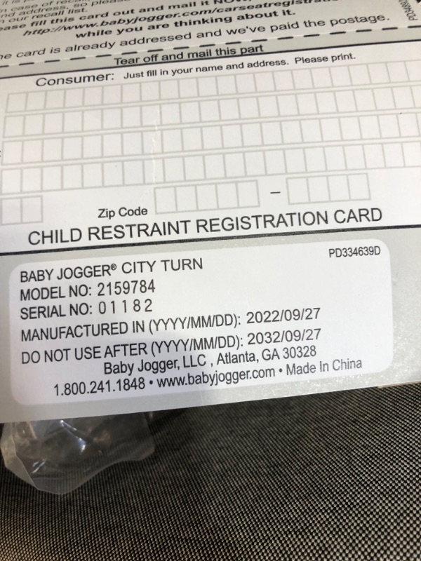 Photo 1 of Baby Jogger City Turn Rotating Convertible Car Seat 