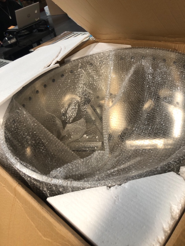 Photo 1 of Hykolity Smokeless Fire Pit with Cooking Grate, 27 Inch Stainless Steel Fire Pit