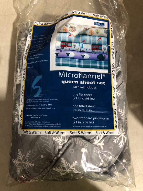 Photo 2 of **PREVIOUSLY OPENED** **SEE NOTES** Thermee Micro Flannel Queen-Size Sheet Set