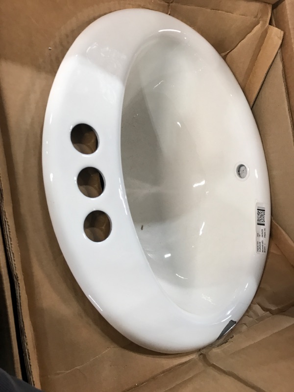 Photo 3 of [READ NOTES]
KOHLER K-2905-4-0 Farmington Self-Rimming Bathroom Sink, White