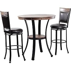 Photo 1 of [FOR PARTS, READ NOTES]
Powell Franklin Pub Table and Bar Stools Set Oak