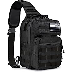 Photo 1 of G4Free Tactical Sling Bag Backpack EDC Concealed Carry Bag Military Small Crossbody Shoulder Chest Pack