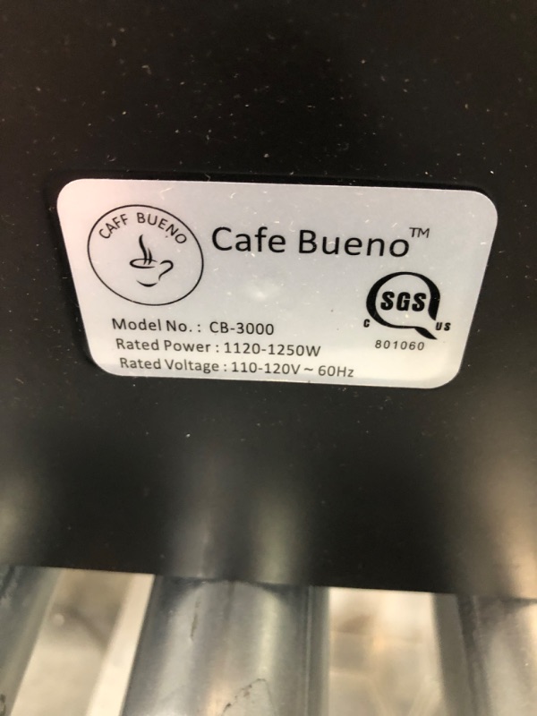 Photo 8 of (PARTS ONLY SEE NOTES) Cafe Bueno Super Automatic Espresso & Coffee Machine 