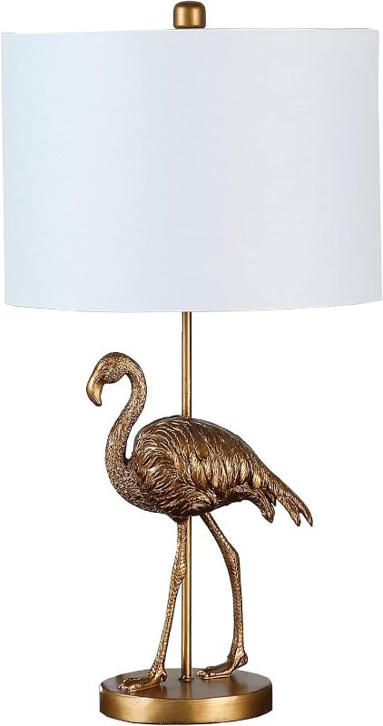 Photo 1 of Ore International HBL2441 26" in Matte Gold Flamingo Resin Table Lamp