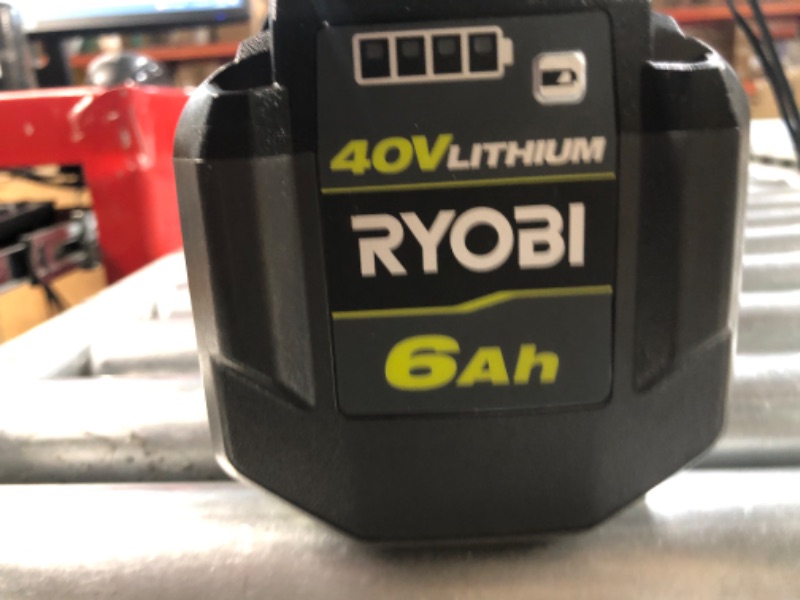 Photo 3 of Ryobi 40-Volt Lithium-Ion 6.0 Ah High Capacity Battery