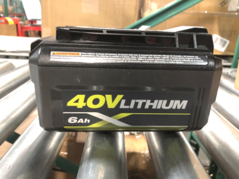 Photo 1 of Ryobi 40-Volt Lithium-Ion 6.0 Ah High Capacity Battery