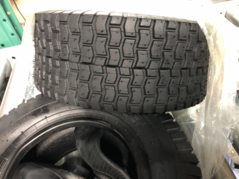 Photo 3 of (2-Set) AR-PRO Exact Replacement 12x5.00-6" Tire and Inner Tube Set