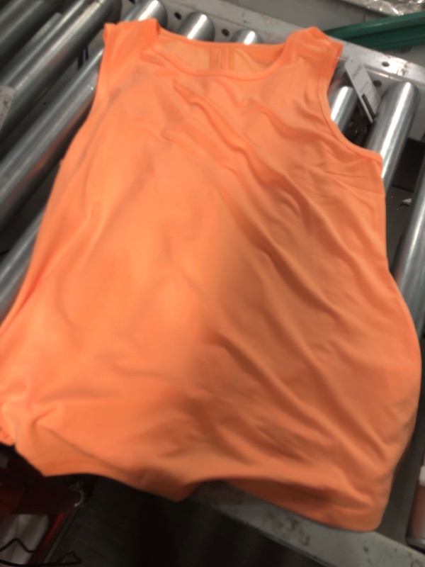 Photo 1 of CNJYUYEE workout shirt (M) bright orange