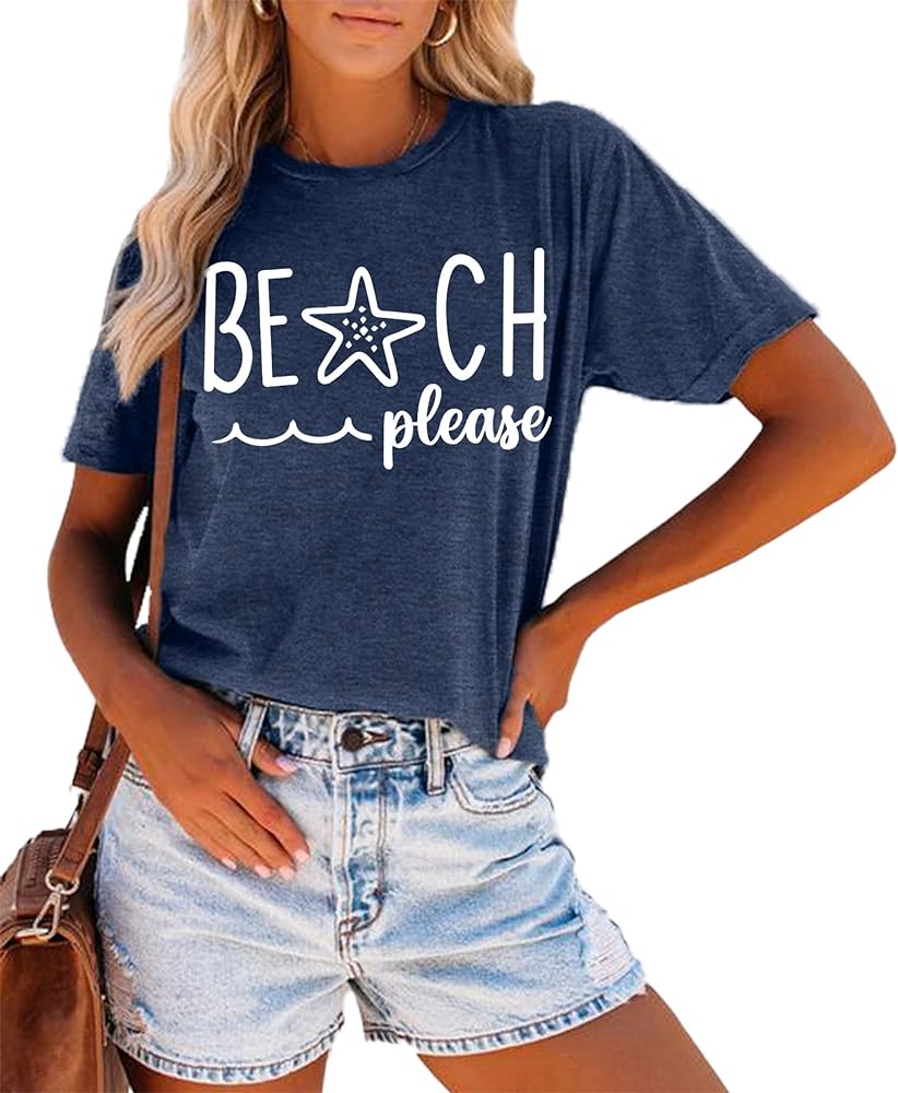 Photo 1 of Beach please (small) women's fashion shirt